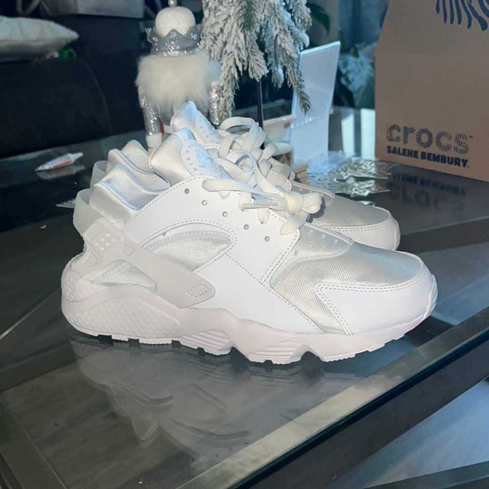Triple White Huaraches